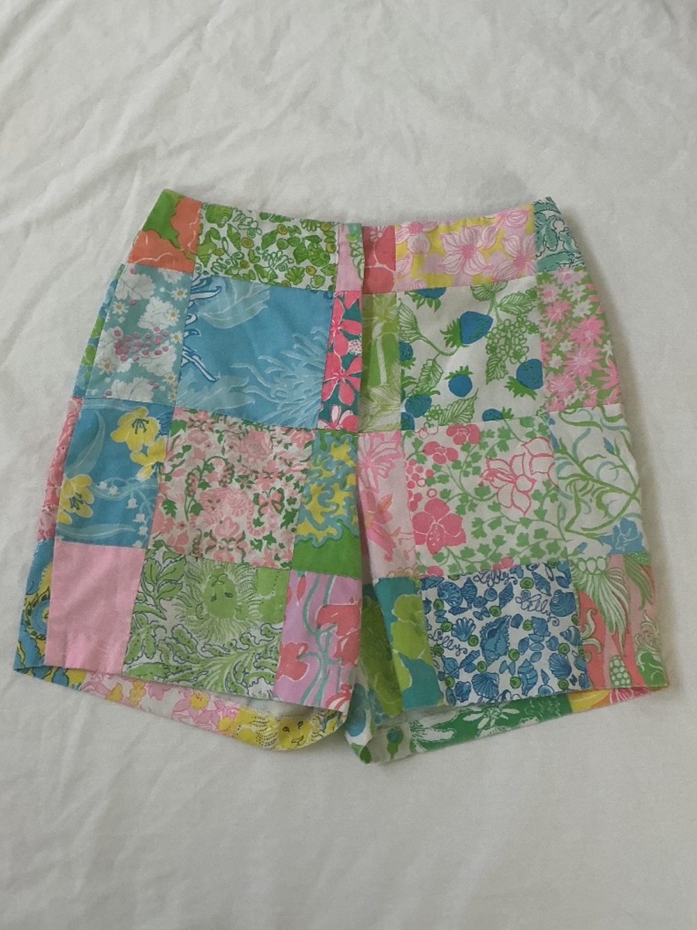 Lilly Pulitzer Vintage The Lilly Patchwork Shorts